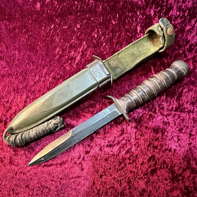 Ref: XXX - WW2 US M3 Knife with WW2 SAS Phantom Unique Provenance.